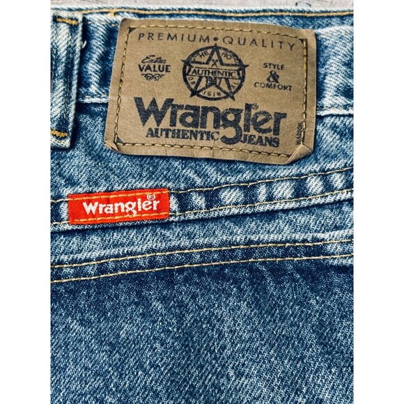 Vintage Wrangler Authentics Mens 40x30 (39x30 actual) Relaxed Fit Denim Jeans - Picture 10 of 10